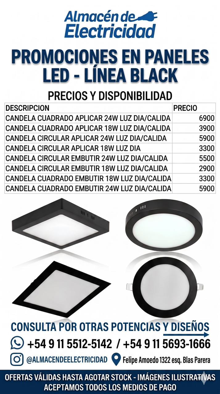 Paneles LED